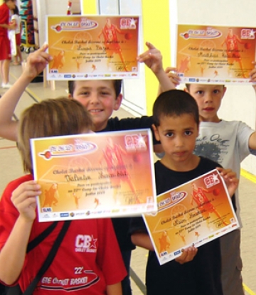 CAMP BLEU CHOLET BASKET - La remise des récompenses en photos